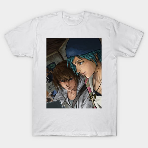 Life is Strange - Max & Chloe Investigations T-Shirt by CandaceAprilLee